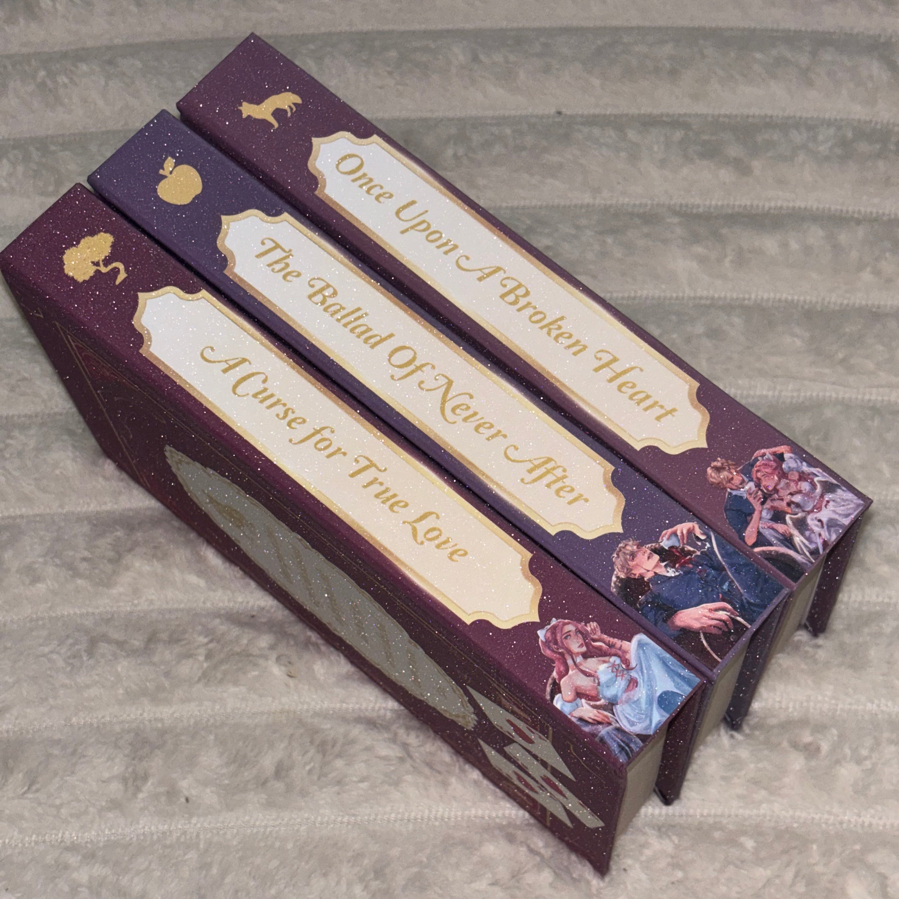 Once Upon A Broken Heart GLITTER Special Edition Rebound Book art by @gracerstudios