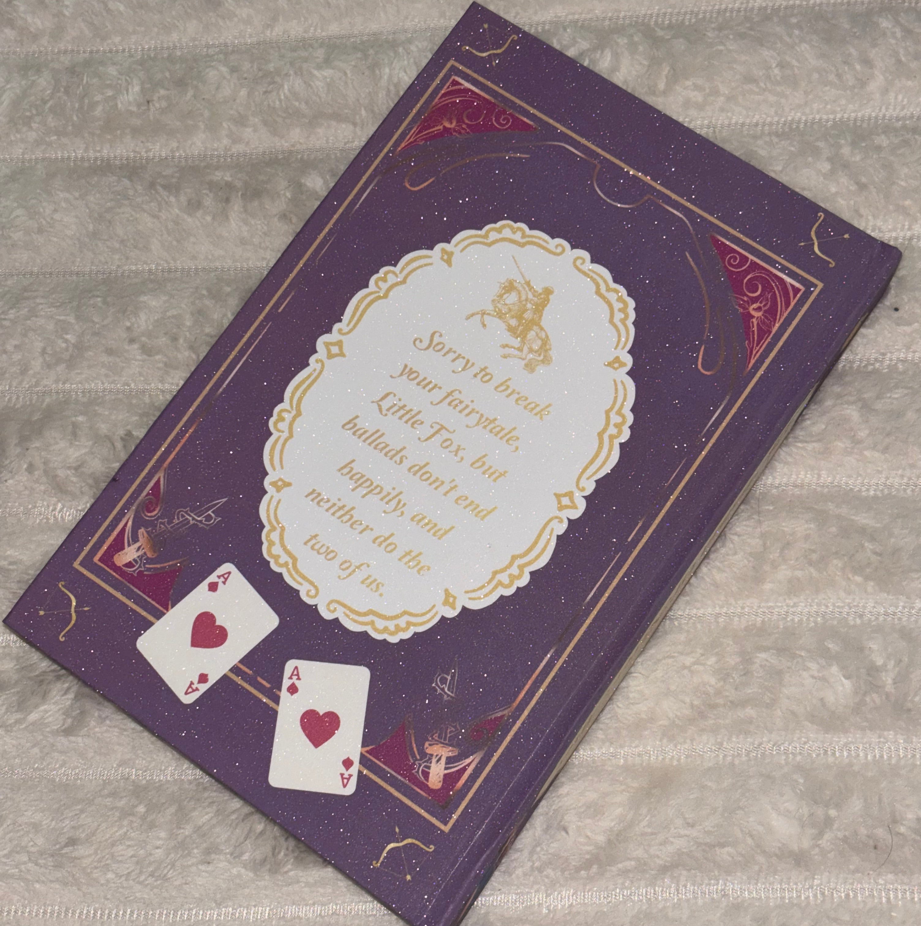 Once Upon A Broken Heart GLITTER Special Edition Rebound Book art by @gracerstudios