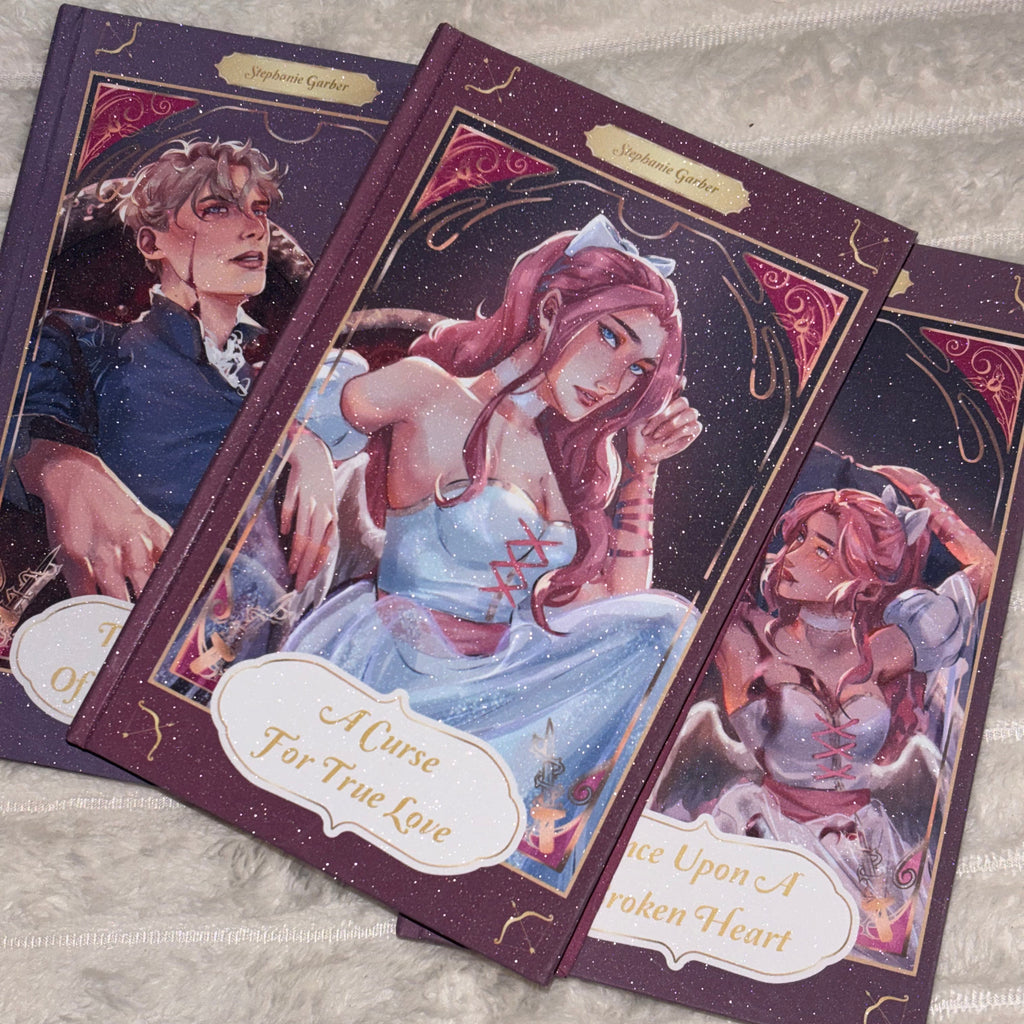 Once Upon A Broken Heart GLITTER Special Edition Rebound Book art by @gracerstudios