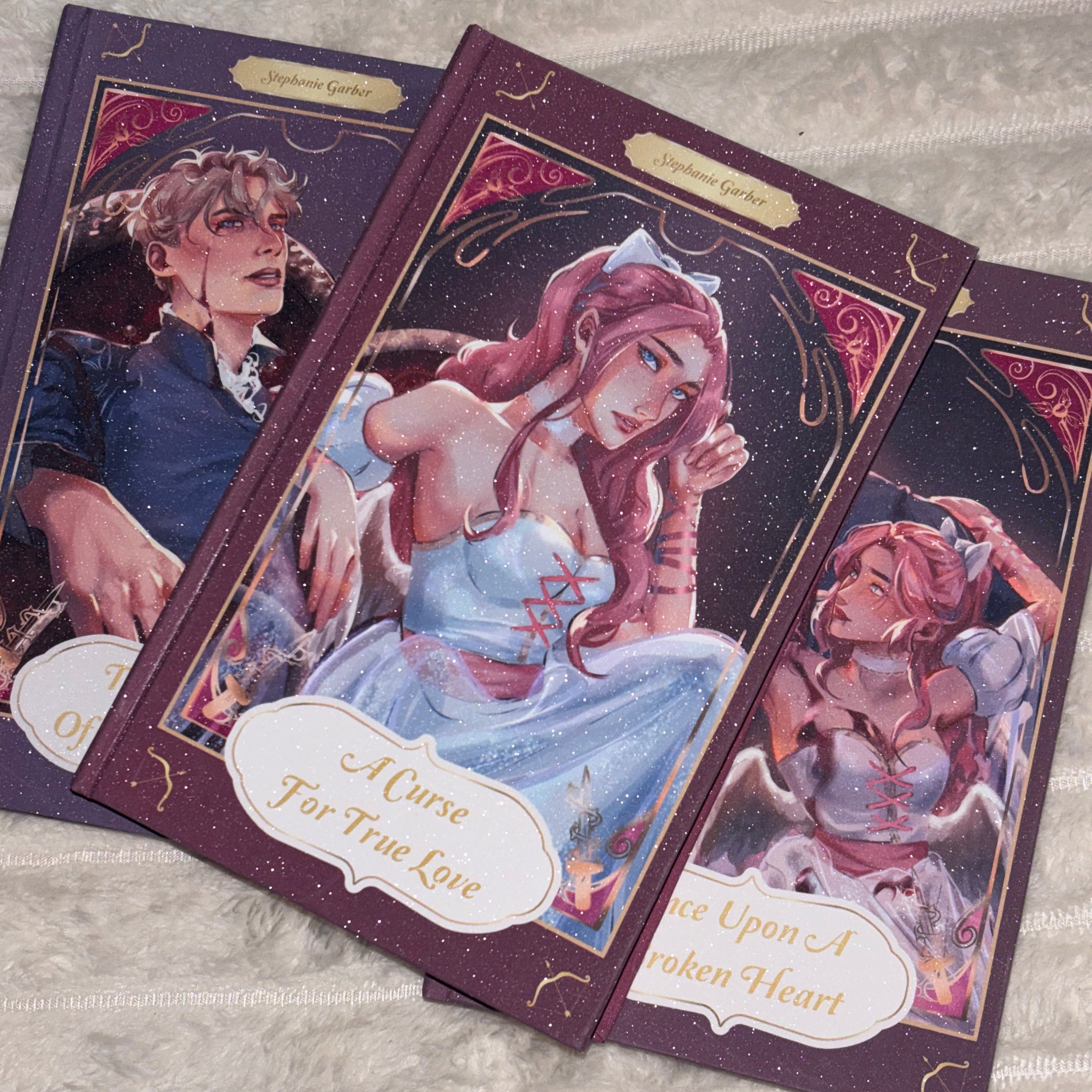 Once Upon A Broken Heart GLITTER Special Edition Rebound Book art by @gracerstudios