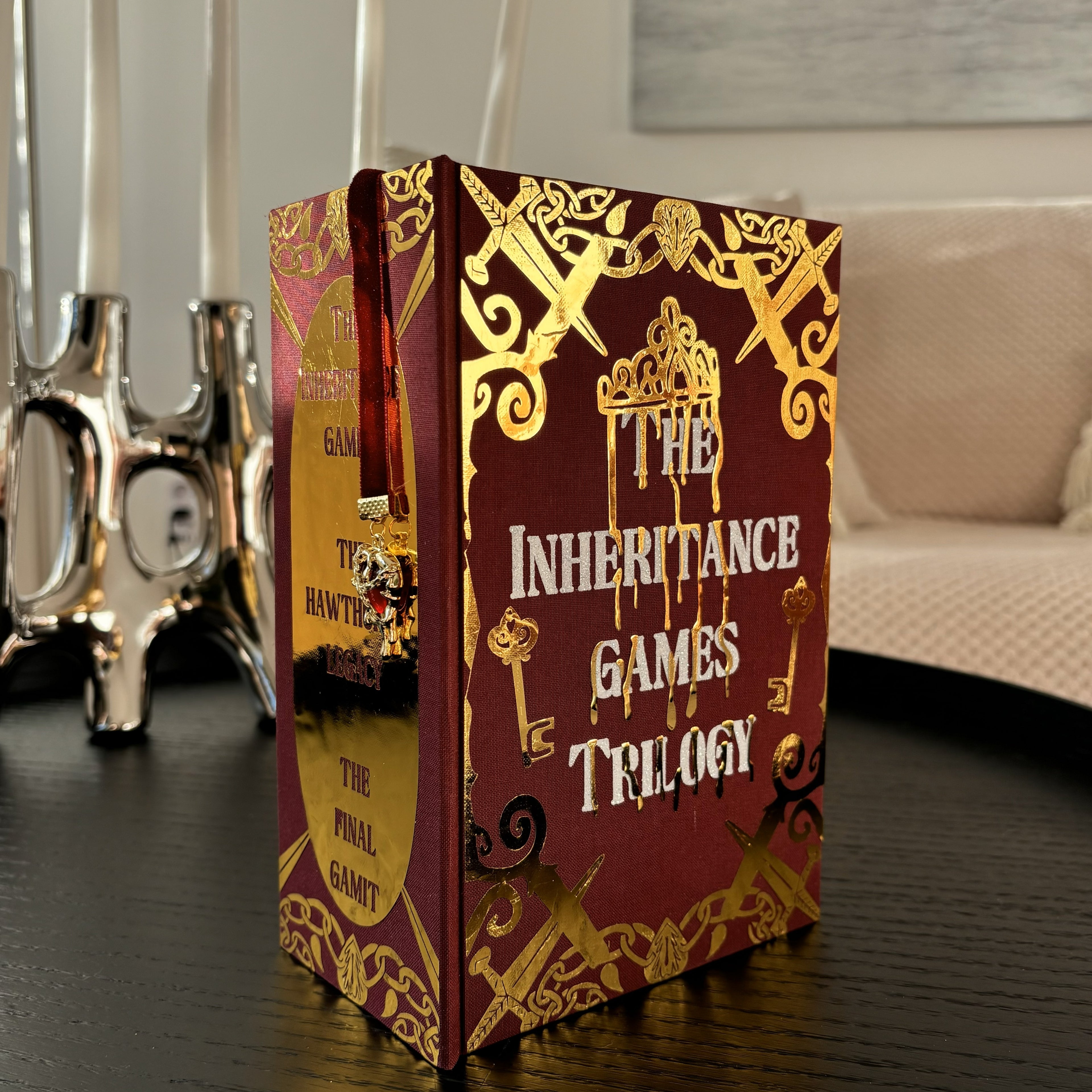 The Inheritance Games Omnibus Special Edition Dripping Gold Rebind