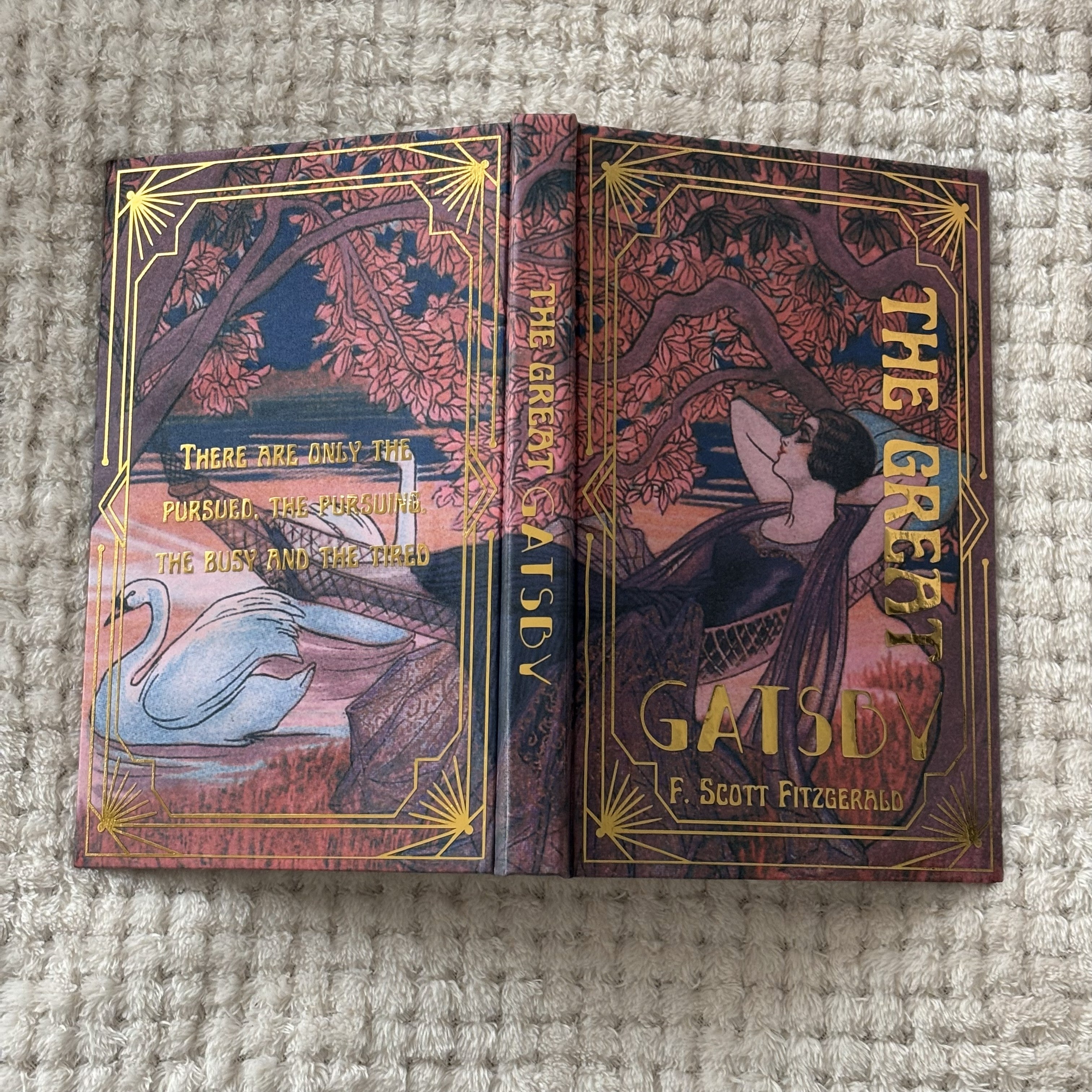The Great Gatsby Rebound Book: Special Edition Gold Foil Cover