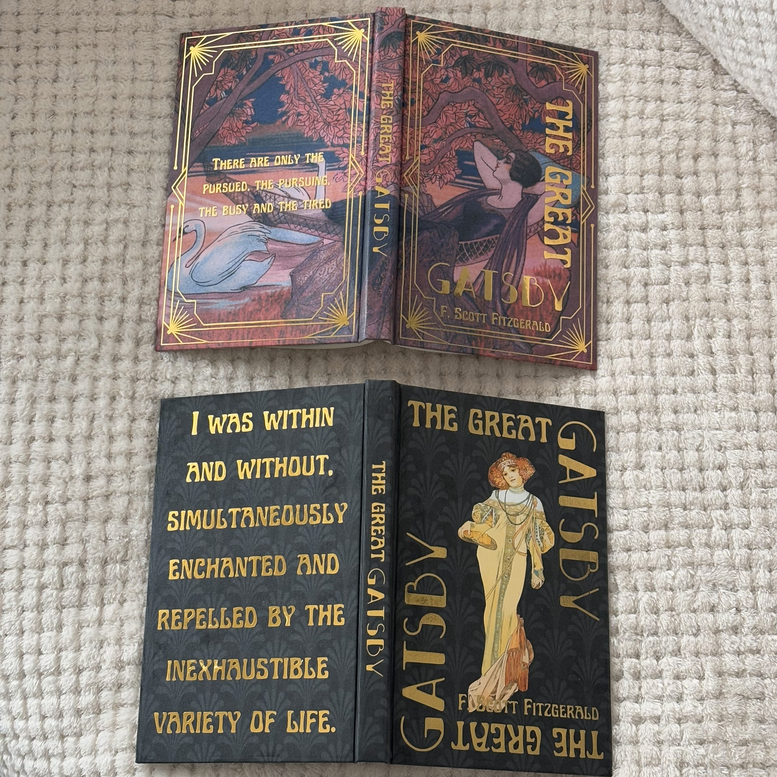 The Great Gatsby Rebound Book: Special Edition Gold Foil Cover