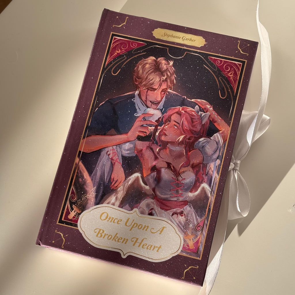 Once Upon A Broken Heart GLITTER Special Edition Rebound Book art by @gracerstudios