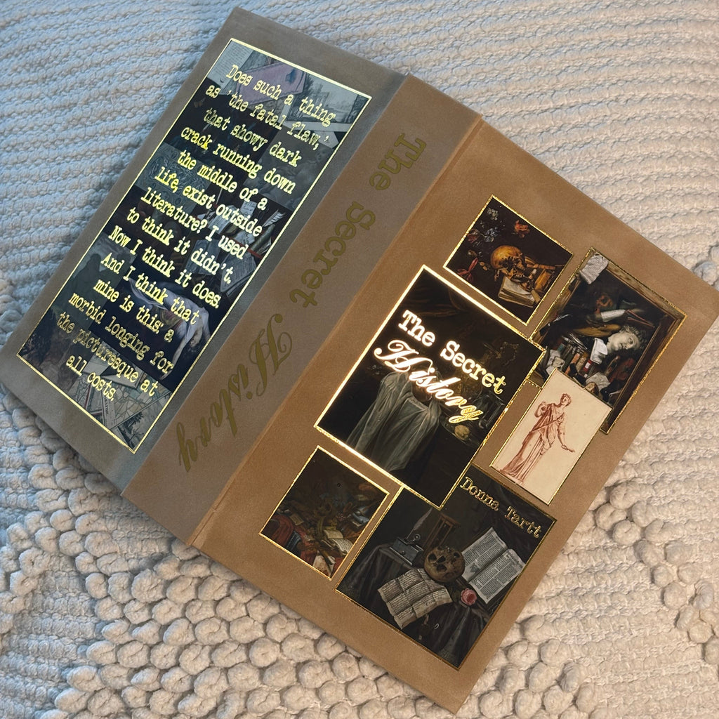 The Secret History by Donna Tartt, dark academia rebind Special Edition