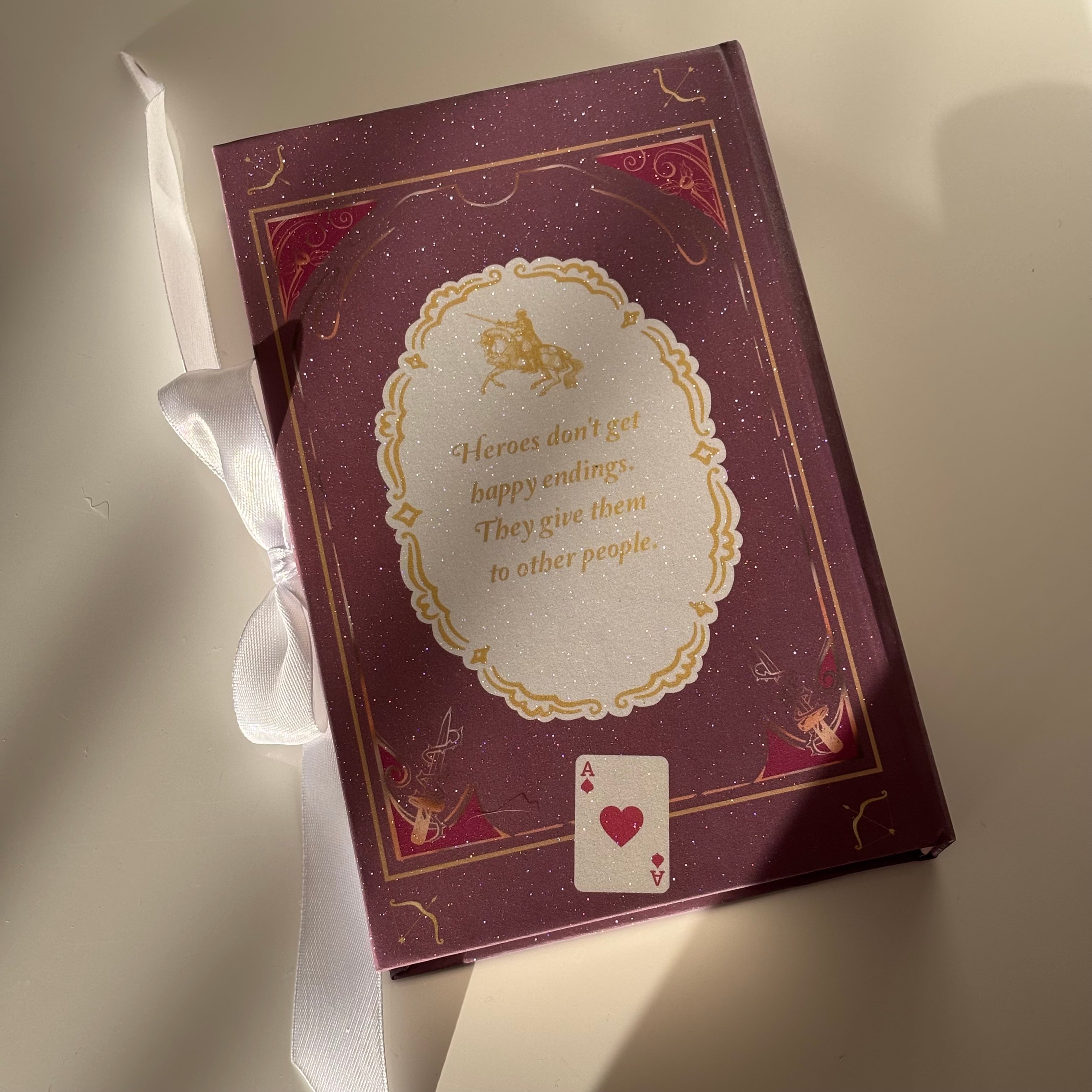 Once Upon A Broken Heart GLITTER Special Edition Rebound Book art by @gracerstudios