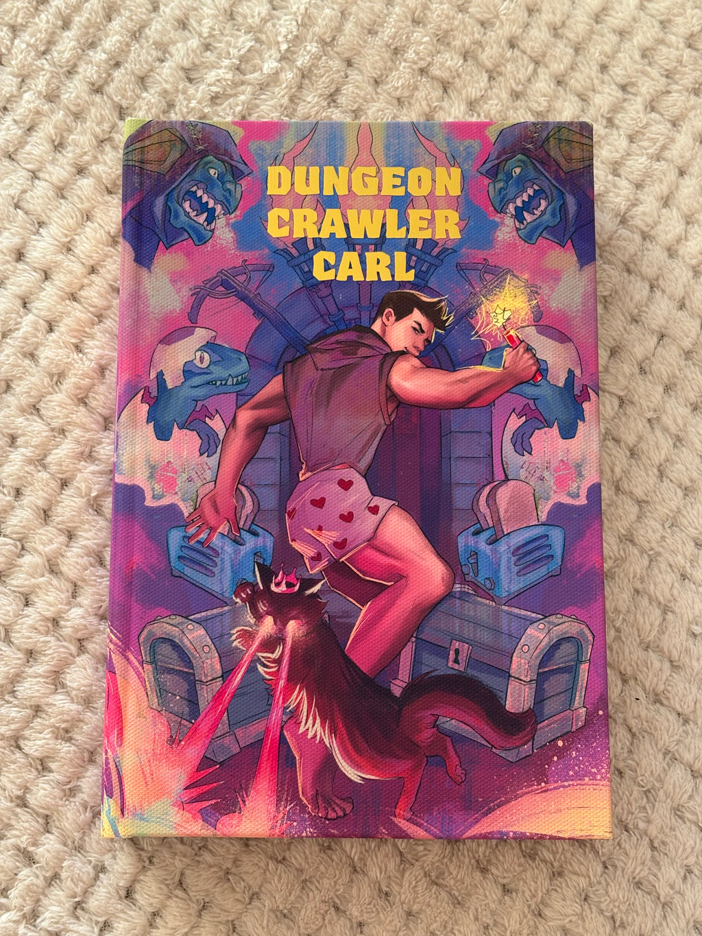 Dungeon Crawler Carl Rebind with art by @_neonjess