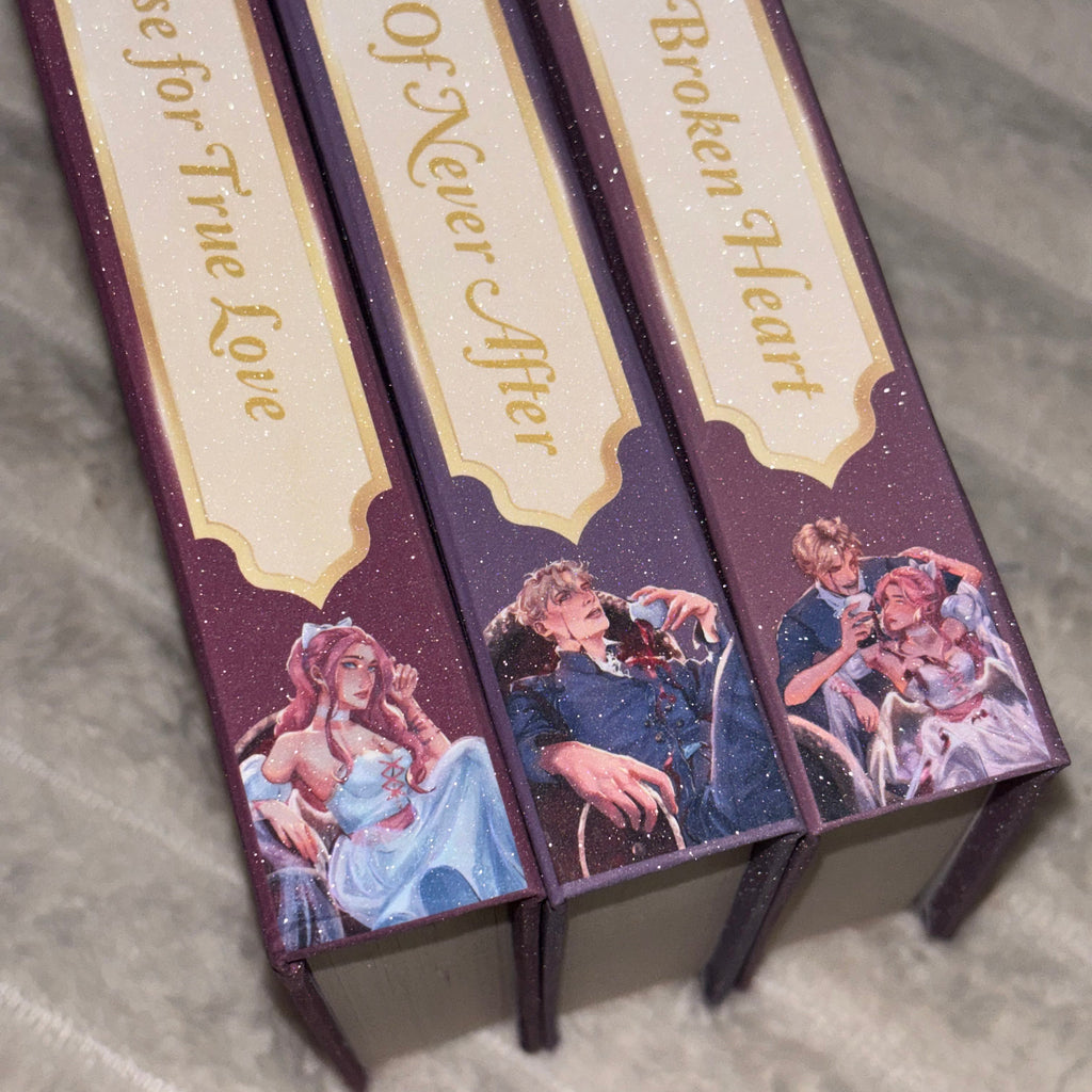 Once Upon A Broken Heart GLITTER Special Edition Rebound Book art by @gracerstudios