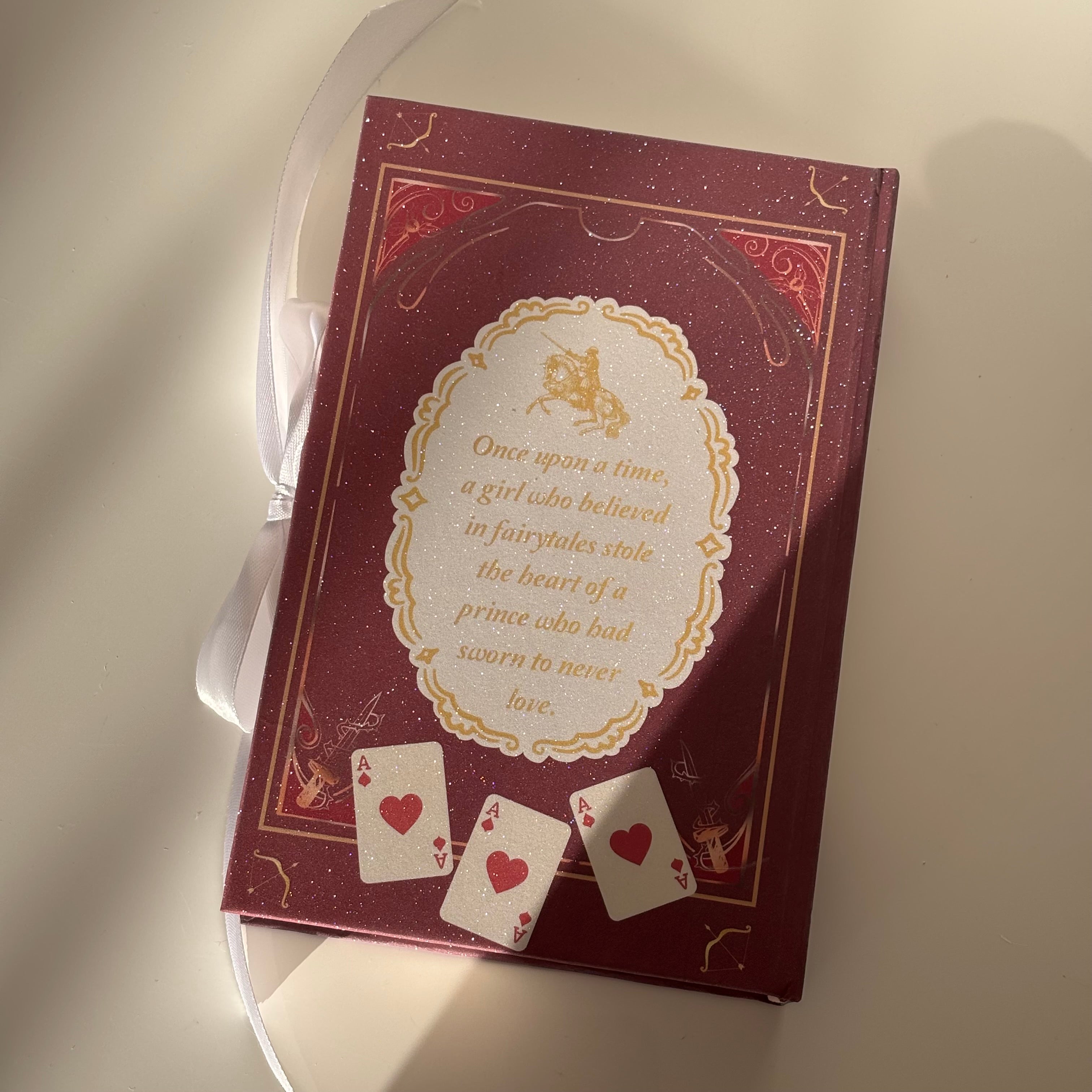 Once Upon A Broken Heart GLITTER Special Edition Rebound Book art by @gracerstudios