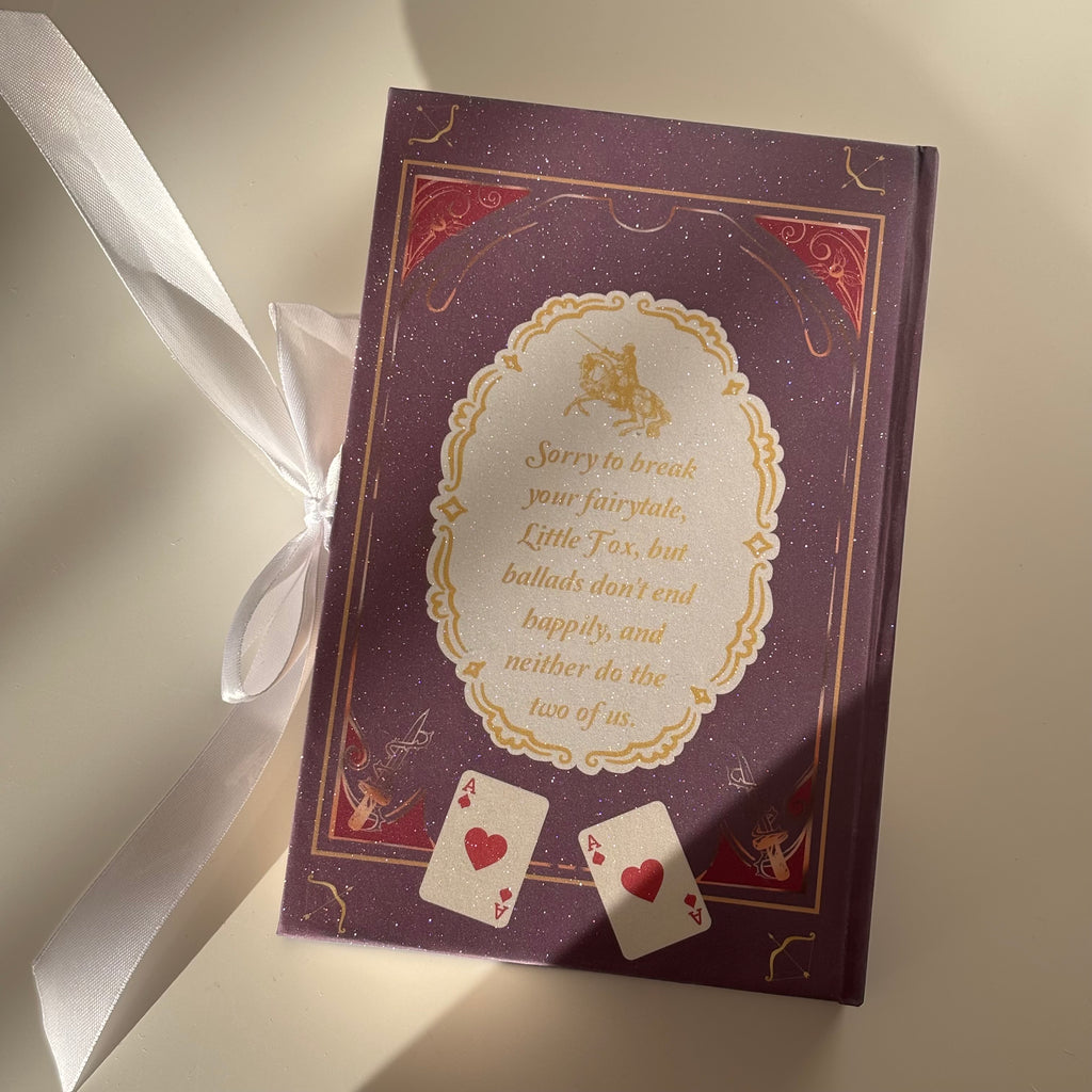 Once Upon A Broken Heart GLITTER Special Edition Rebound Book art by @gracerstudios