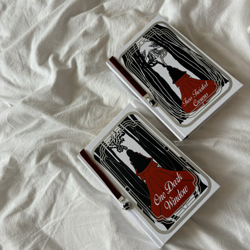 One Dark Window and Two Twisted Crowns Rebound Book Dark Fairytale Special Edition