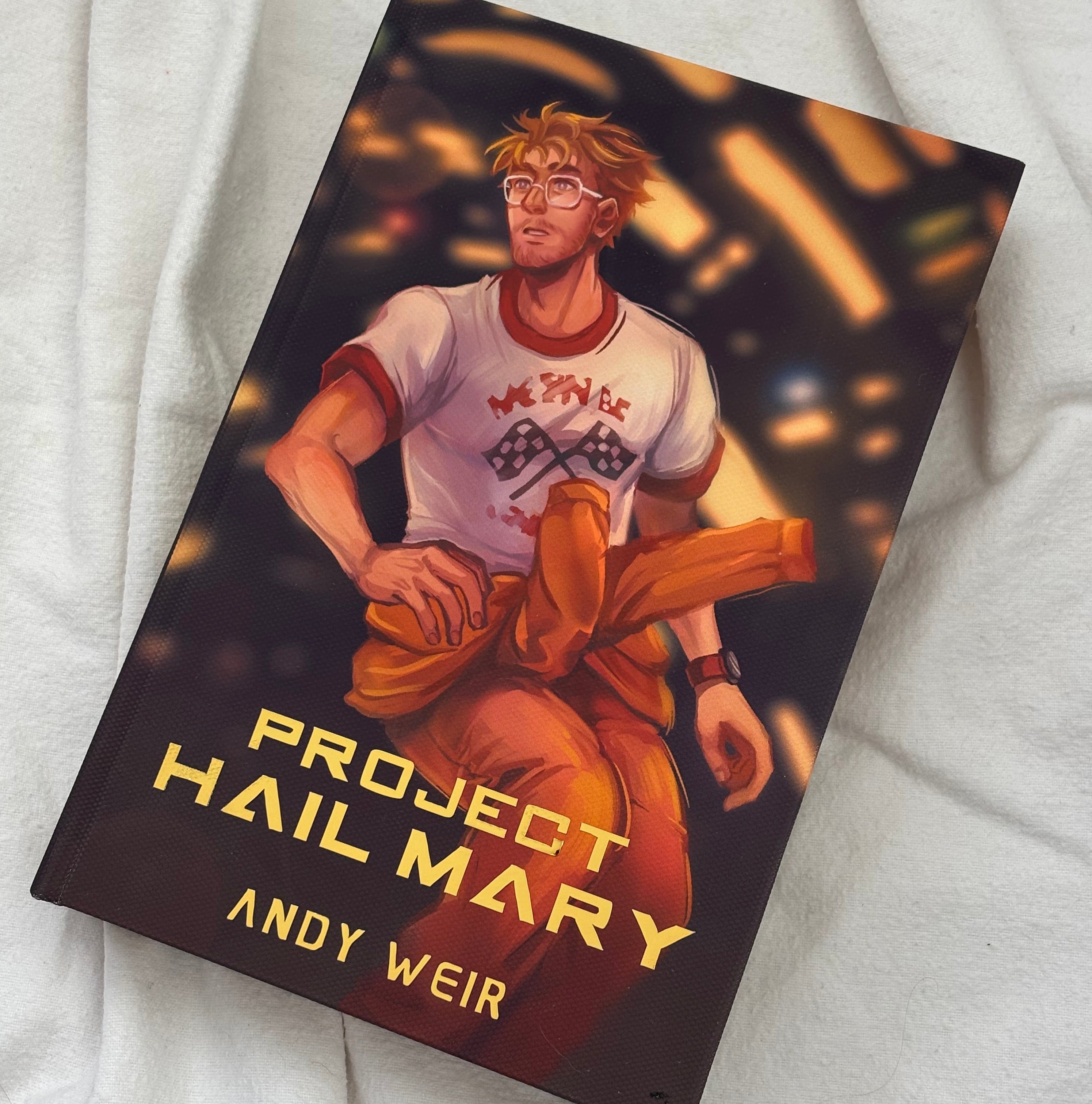 Project Hail Mary Rebind with art by @alexxuun