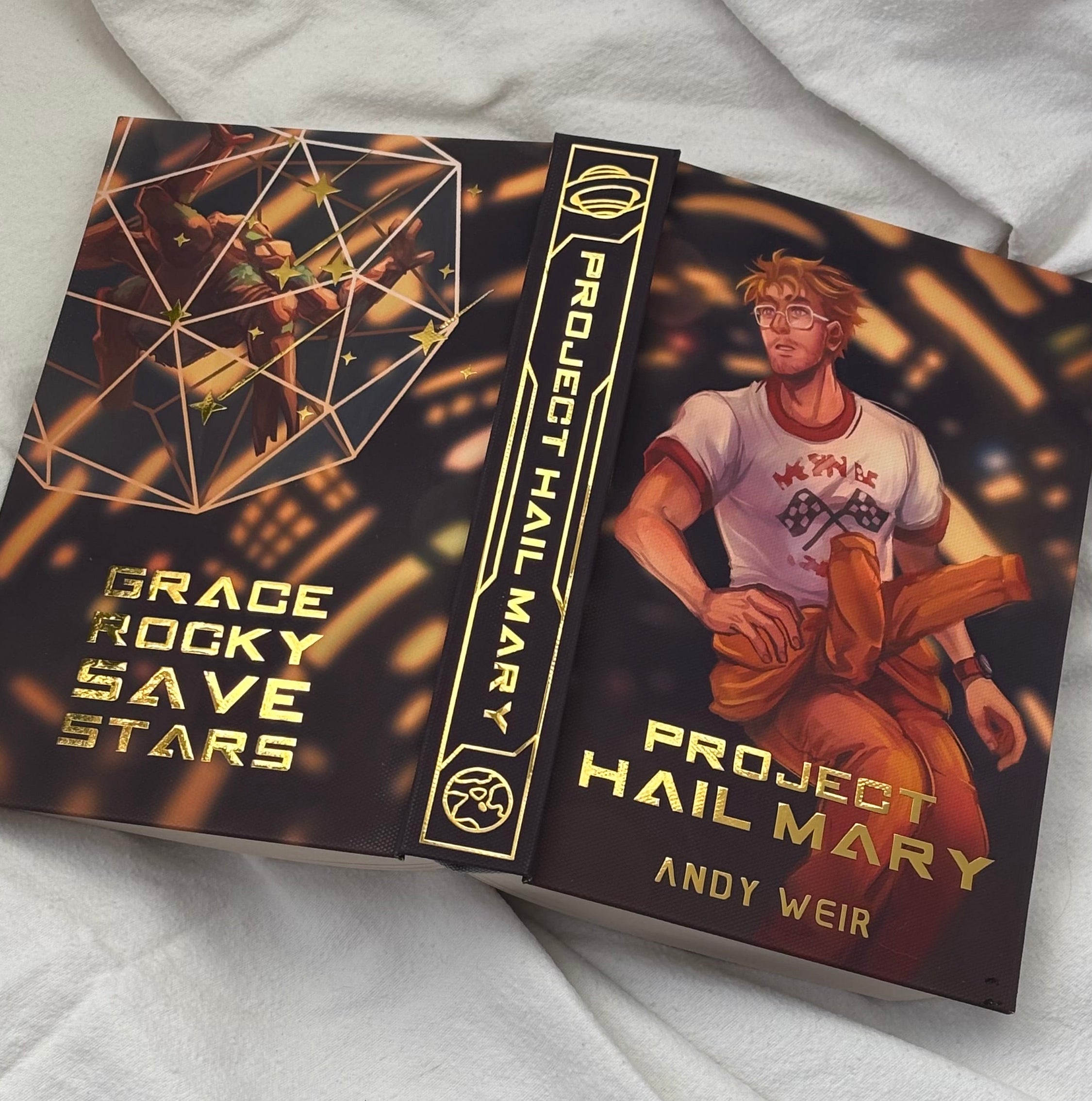 Project Hail Mary Rebind with art by @alexxuun