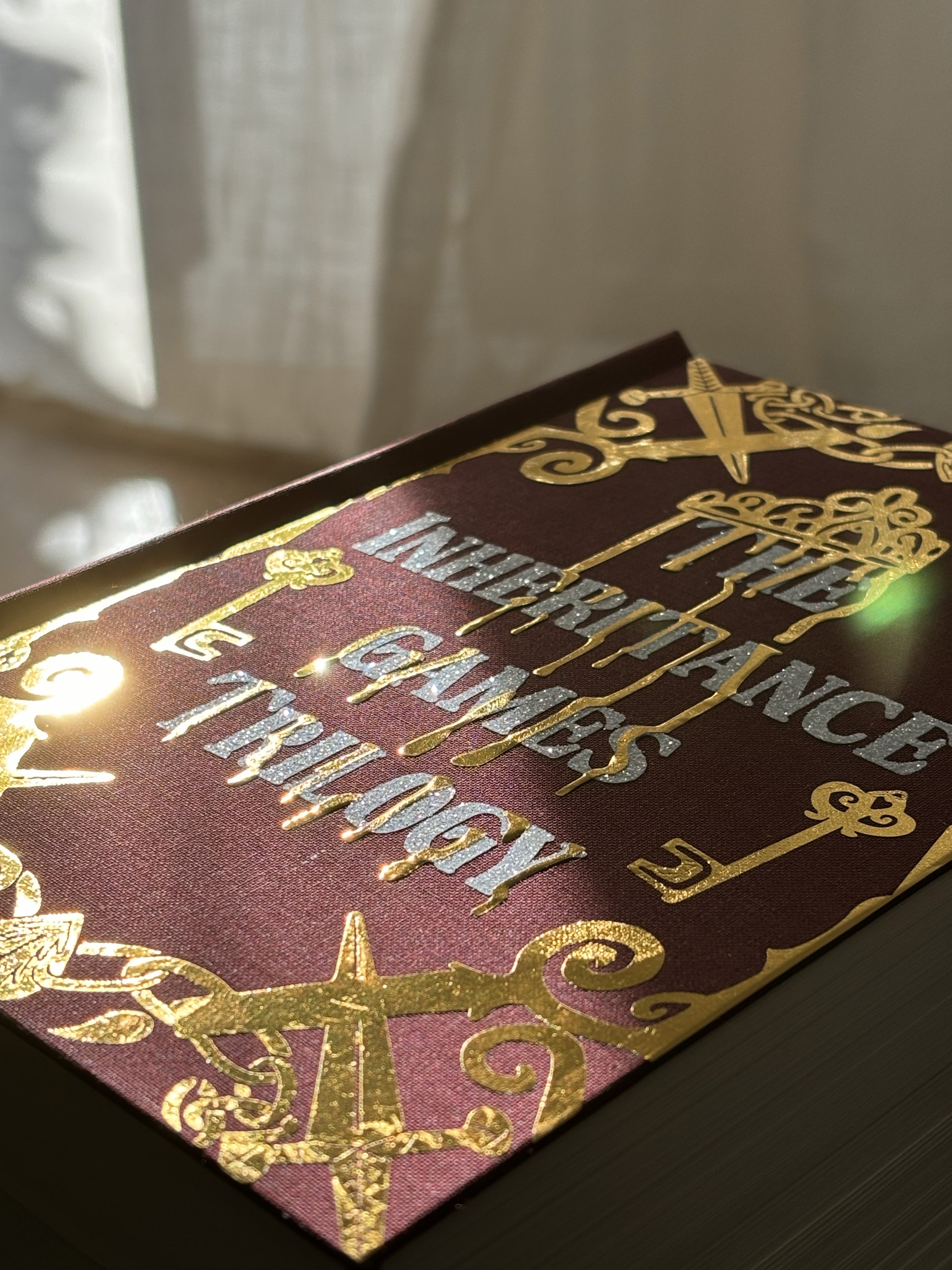 The Inheritance Games Omnibus Special Edition Dripping Gold Rebind