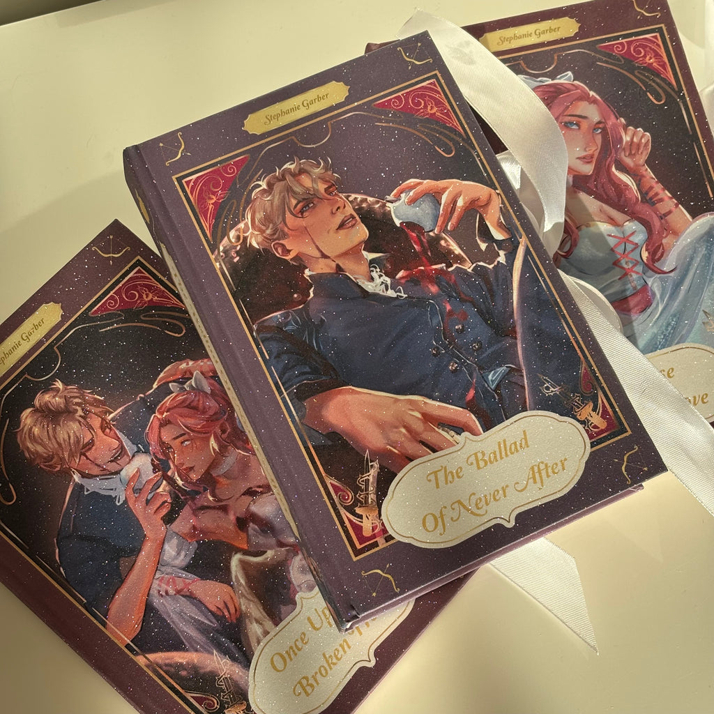 Once Upon A Broken Heart GLITTER Special Edition Rebound Book art by @gracerstudios