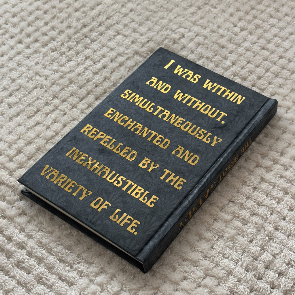 The Great Gatsby Rebound Book: Special Edition Gold Foil Cover