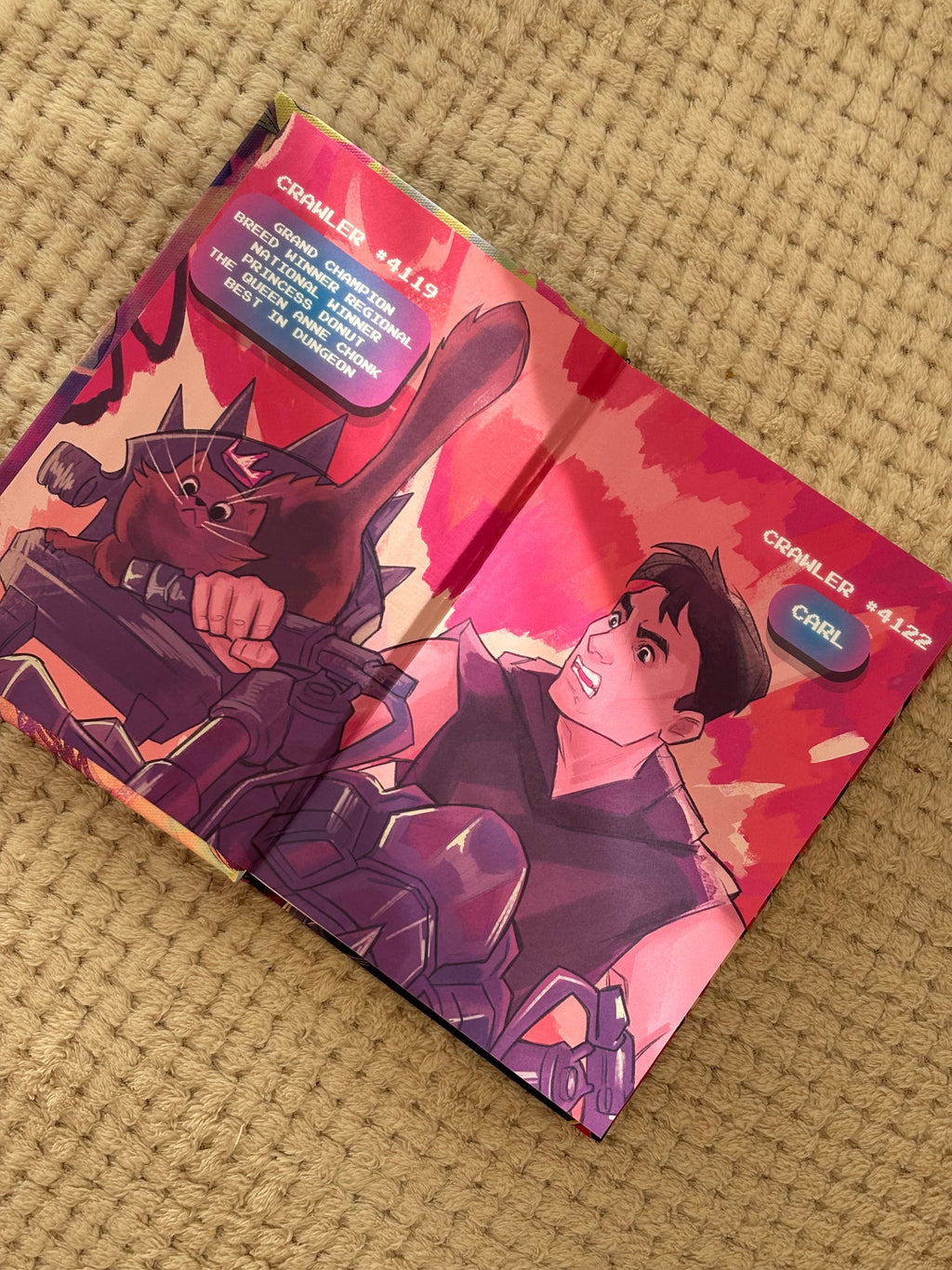 Dungeon Crawler Carl Rebind with art by @_neonjess