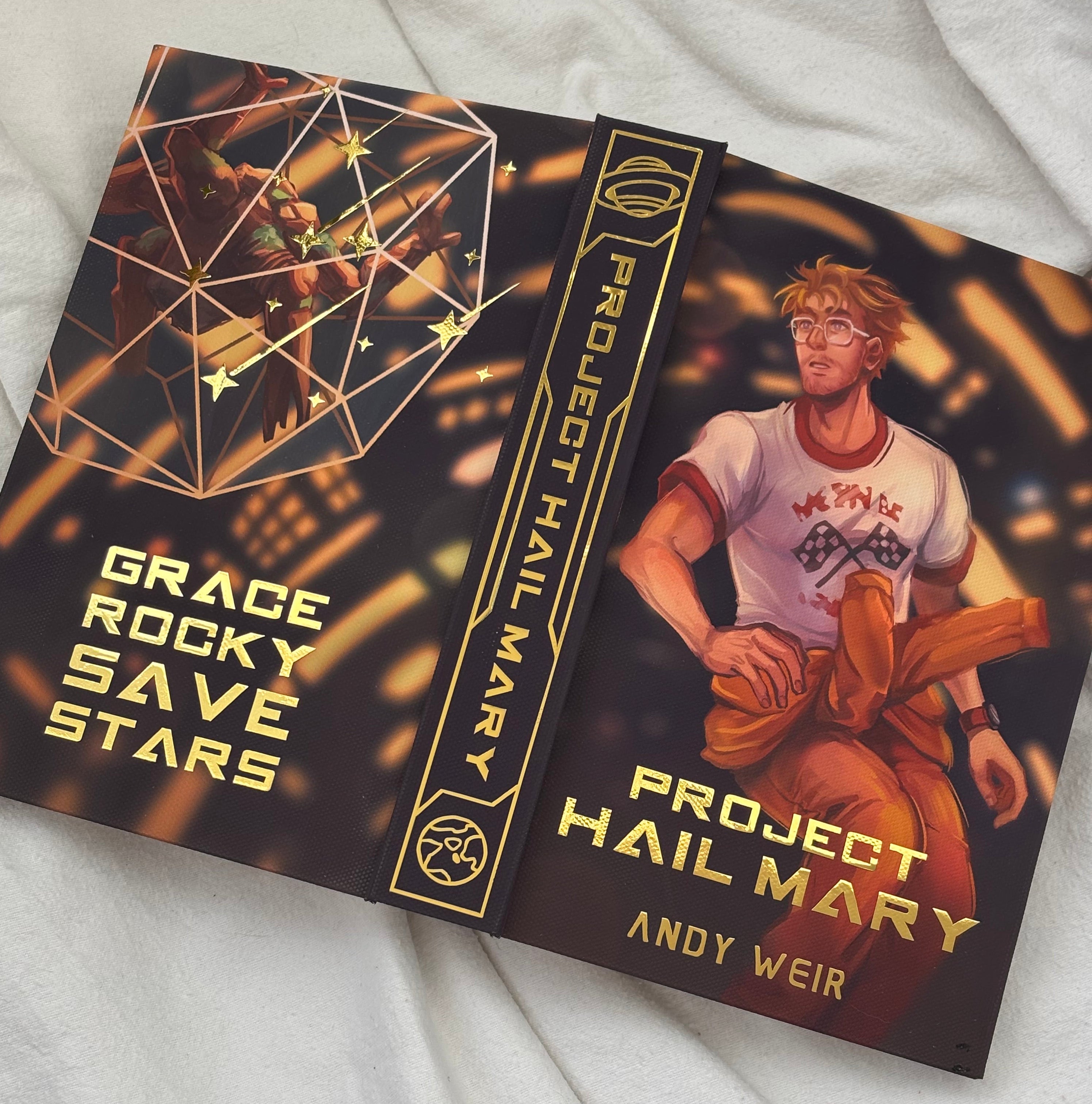 Project Hail Mary Rebind with art by @alexxuun