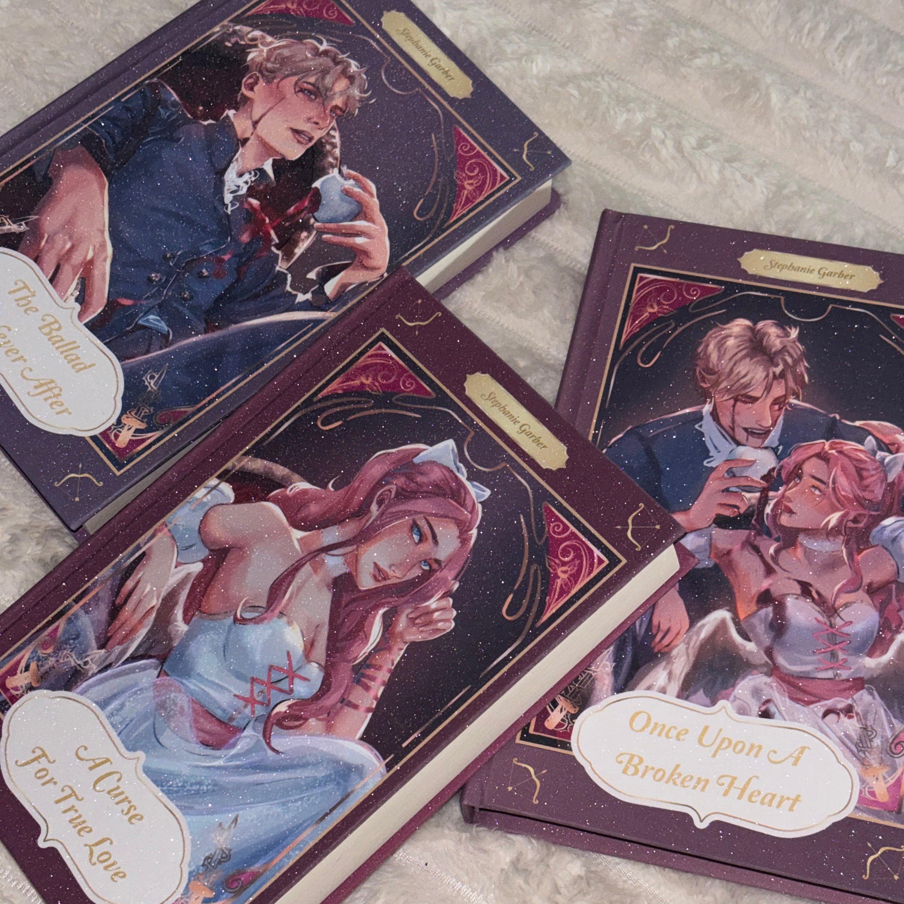 Once Upon A Broken Heart GLITTER Special Edition Rebound Book art by @gracerstudios