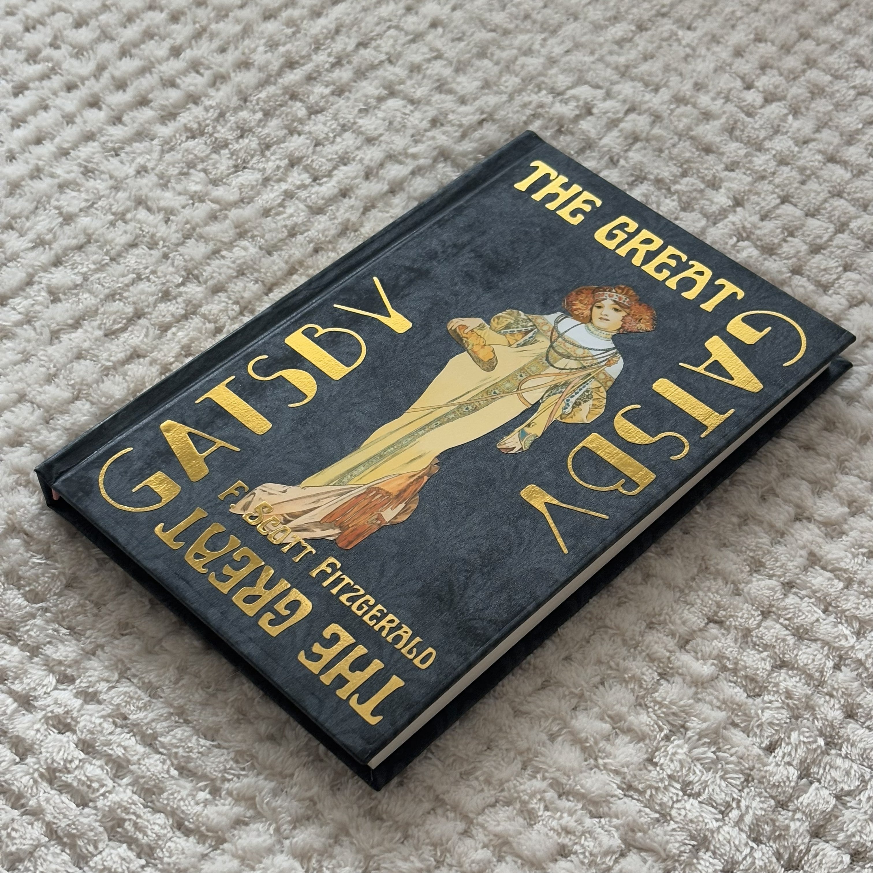 The Great Gatsby Rebound Book: Special Edition Gold Foil Cover