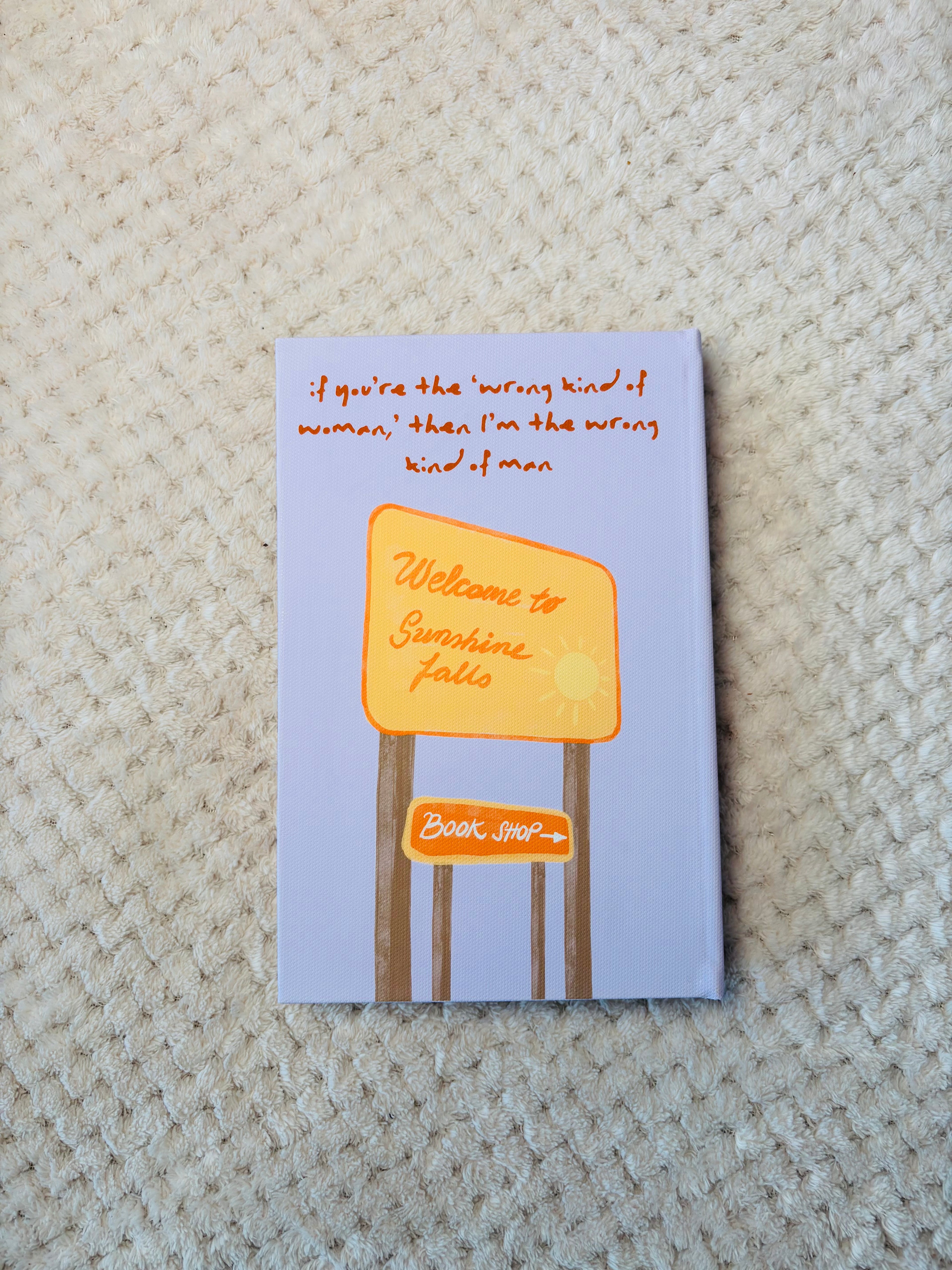 Handmade Emily Henry Rebound Book, Romance Novel, Printed Cover