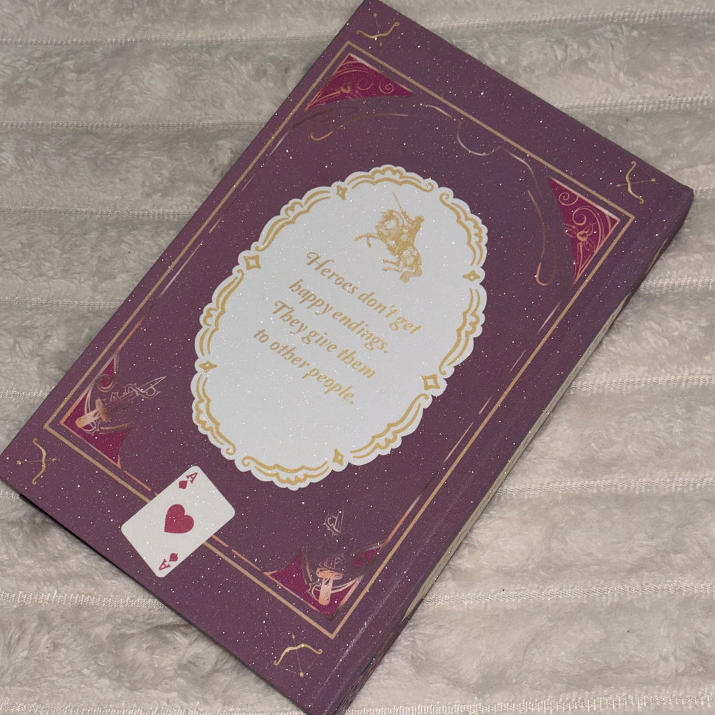 Once Upon A Broken Heart GLITTER Special Edition Rebound Book art by @gracerstudios